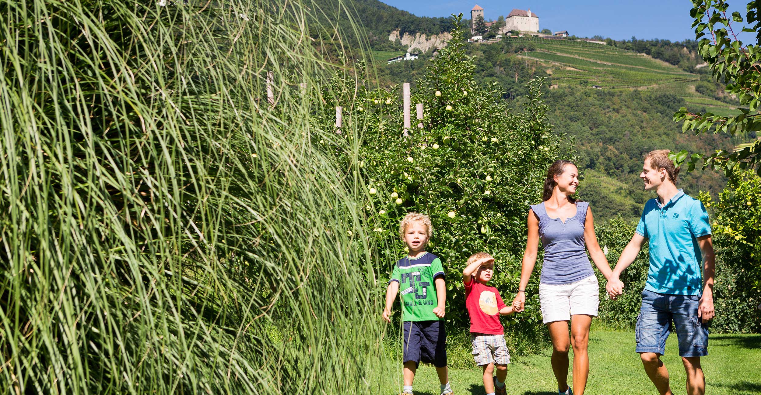 Familienurlaub Algund Meran Vacanze per famiglie family vacation